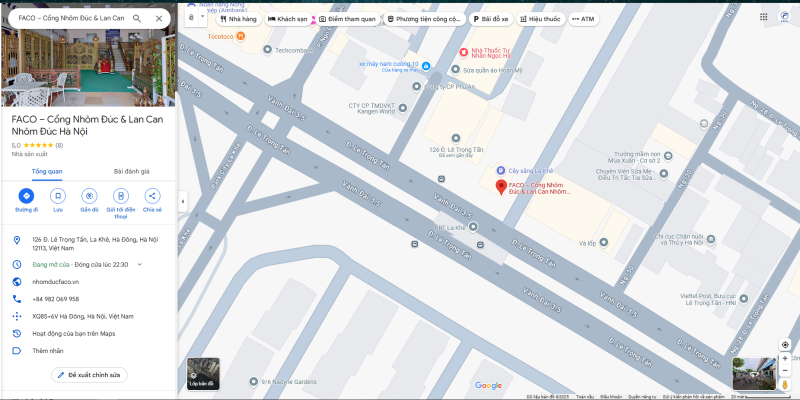 Showroom khu vực miền bắc