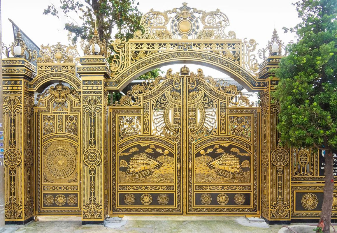 Bộ Sưu Tập Mẫu Cổng Nhôm Đúc Được Ưa Chuộng Tại Miền Tây