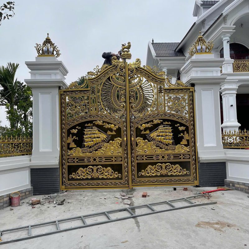 Bộ Sưu Tập Mẫu Cổng Nhôm Đúc Được Ưa Chuộng Tại Miền Tây