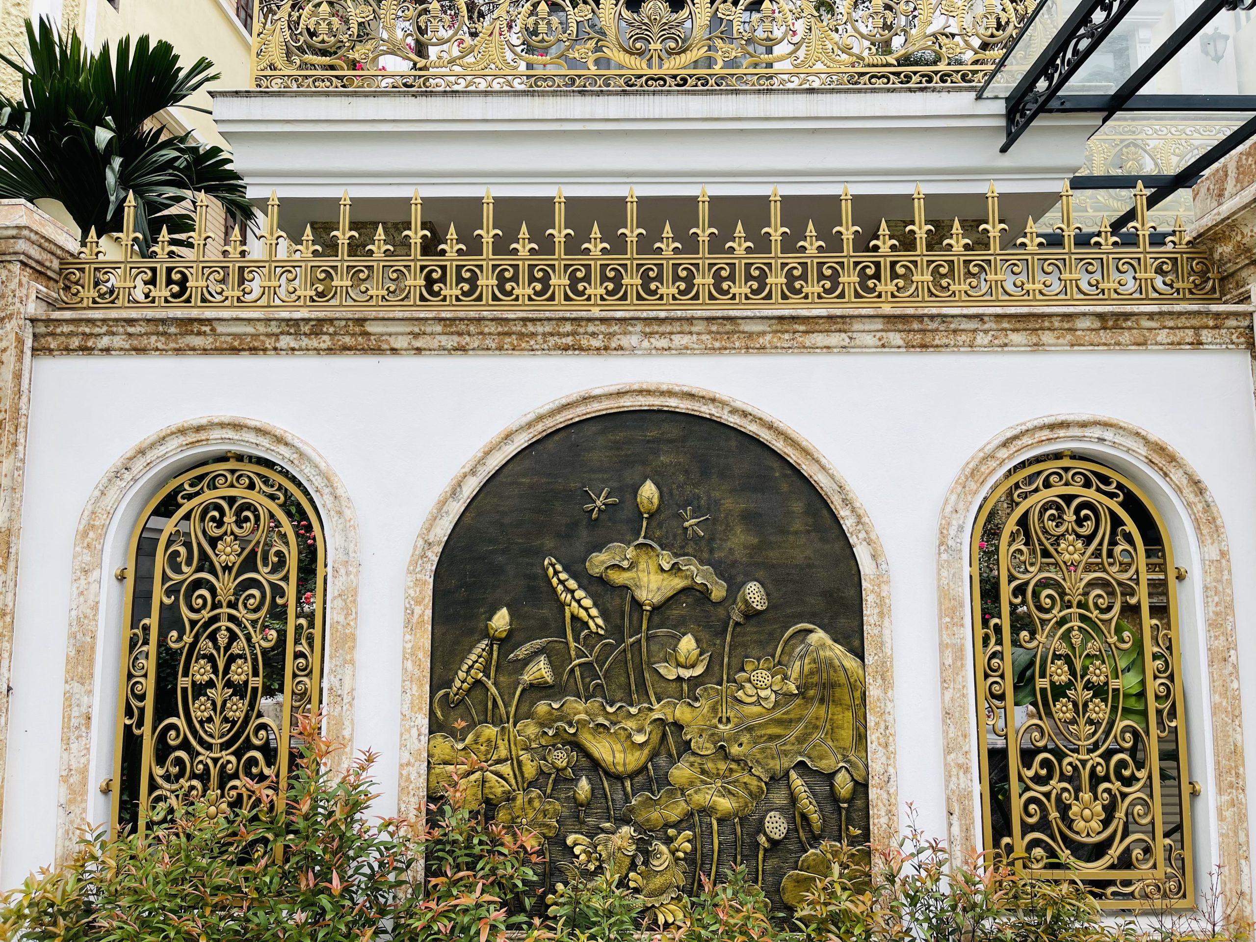 Hàng rào nhôm đúc – Nhà Anh Minh
